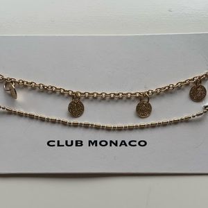 Club Monaco Disk Bracelet Set